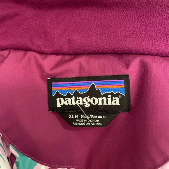 Patagonia girls Ski Jacket - Purple and Light Pink - Picture 7 of 15